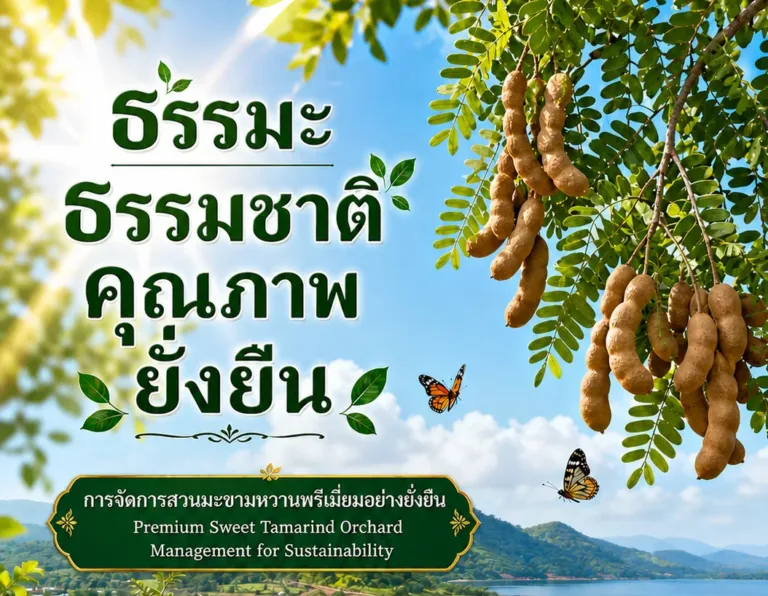 การจัดการสวนมะขามหวานพรีเมี่ยมอย่างยั่งยืน: Vannee Brand